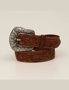 Dámské Pásky Ariat Filigree embossed Hnědé | ZYUTW-3416