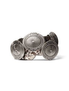Dámské Pásky Ariat Oval Concho Hadí Kůže | YIBAU-8067