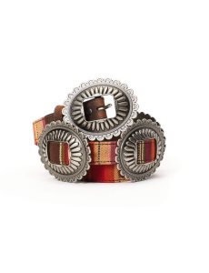 Dámské Pásky Ariat Stripe Silver Multi Concho Stříbrné | MFVRW-8512