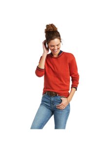 Dámské Svetry Ariat Floret Oranžové | ECFJN-3742
