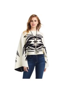 Dámské Svetry Ariat Intarsia Chimayo Poncho Viacfarebný | WIGJX-8569