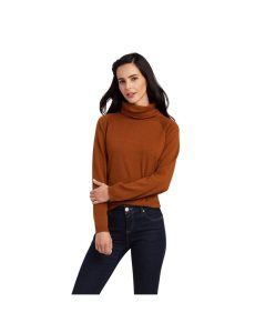 Dámské Svetry Ariat Lexi Hnědé | TLEZU-4205