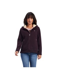 Dámské Svetry Ariat REAL McCall Full Zip Vínové | JMQZU-1754