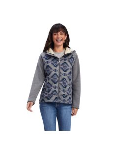 Dámské Svetry Ariat REAL McCall Full Zip Šedé | LAIYX-2689