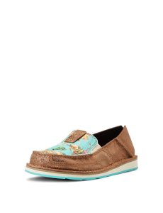 Dámské Tenisky Ariat Cruiser Měď Metal Tyrkysové | PNCUM-5048