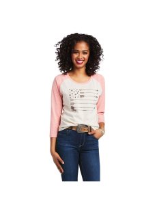 Dámské Topy Ariat Arrow Raglan Béžový | NFEZK-1349