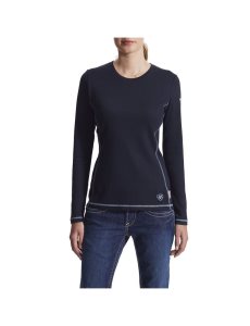 Dámské Topy Ariat FR Polartec PowerDry Tmavě Blankyt | YJKHW-0715