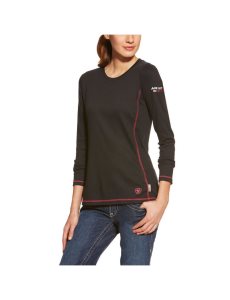 Dámské Topy Ariat FR Polartec PowerDry Černé | EJTOV-5471