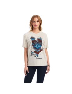 Dámské Topy Ariat Freedom Spirit Tee Béžový | AYZKW-6185