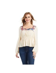 Dámské Topy Ariat Jacquard Chimayo Viacfarebný | LRCNT-4168