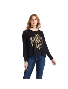 Dámské Topy Ariat Jungle Queen Černé | KXVTF-1047