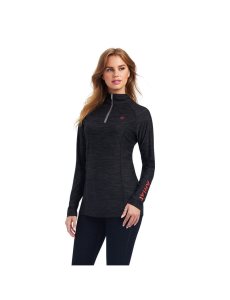 Dámské Topy Ariat Laguna 1/4 Zip Šedé | BCKTR-4537