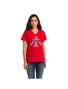 Dámské Topy Ariat REAL Firebird Tee Viacfarebný | CJZUW-9726