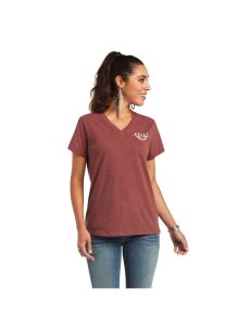 Dámské Topy Ariat REAL Relaxed Longhorn Tee Viacfarebný | YISDE-2195