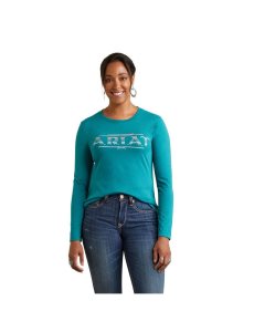 Dámské Topy Ariat Serape Style Tyrkysové Zelene | JGFNC-8451
