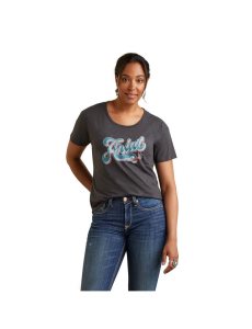 Dámské Topy Ariat Spur Script Tee Šedé | SARZO-6893