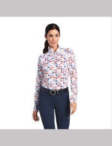 Dámské Topy Ariat Sunstopper 2.0 1/4 Zip Viacfarebný | CZSXA-2408