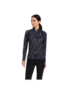 Dámské Topy Ariat Sunstopper 2.0 1/4 Zip Černé | LSYKG-8975