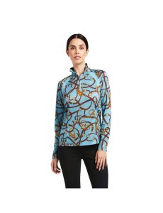 Dámské Topy Ariat Sunstopper 2.0 1/4 Zip Blankyt | UKEZR-5148