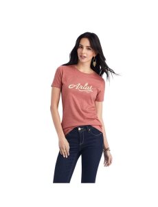 Dámské Topy Ariat Wheat Script Tee Červené | FOJYS-3250