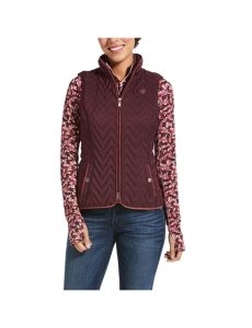 Dámské Vesty Ariat Ashley Insulated Vínové | TYFXH-7031