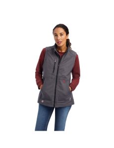 Dámské Vesty Ariat FR DuraLight Stretch Platene Šedé | HETKV-9601