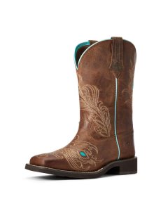 Dámské Westernové Boty Ariat Bright Eyes Ii Hnědé | SIQDY-5914