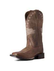 Dámské Westernové Boty Ariat Circuit Patriot Hnědé | JCFPG-1736