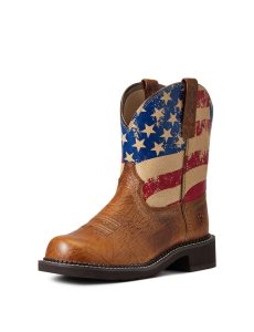 Dámské Westernové Boty Ariat Fatbaby Heritage Patriot Viacfarebný | FADKN-1524