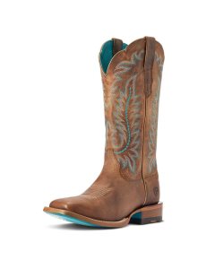 Dámské Westernové Boty Ariat Frontier Tilly Hnědé | DXWAB-1658