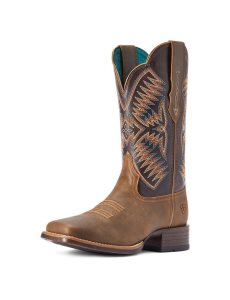 Dámské Westernové Boty Ariat Odessa Stretchfit Hnědé | HIPNJ-1243