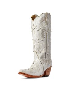 Dámské Westernové Boty Ariat Pearl Bílé | JUXNS-5360