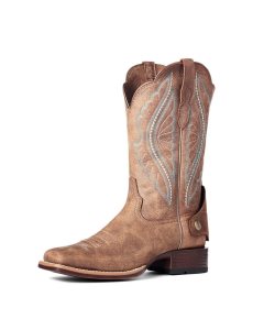 Dámské Westernové Boty Ariat Primetime Ez Zip Hnědé | LXSQC-1643