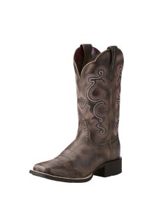 Dámské Westernové Boty Ariat Quickdraw Čokolády | UWTSM-2517