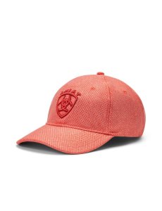Dámské Čepice Ariat Center shield logo Oranžové | AHSPG-4830