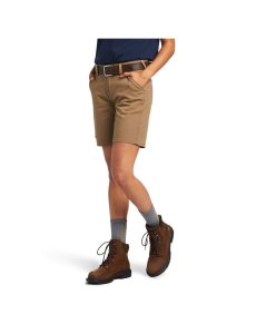 Dámské Šortky Ariat Rebar DuraStretch Made Tough Hnědožlutý | WSMNH-1396