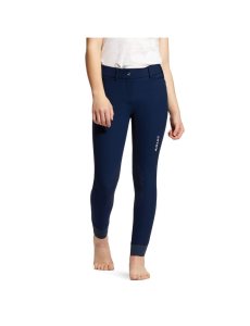 Dětské Kalhoty Ariat Tri Factor Grip Knee Patch Breech Tmavě Blankyt | CRJPN-0861