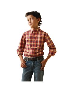Dětské Kostýmové Košile Ariat Pro Nayel Classic Fit Červené | QOPWR-0986