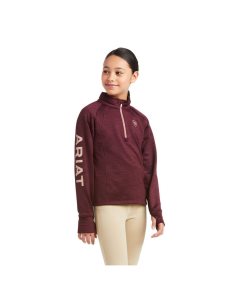 Dětské Mikiny Ariat TEK Team 1/2 Zip Vínové | KYUMO-6825