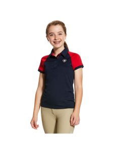 Dětské Polo Triko Ariat Team 3.0 Tmavě Blankyt | HEMBP-2514