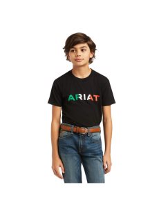 Dětské Tričko Ariat Viva Mexico Černé | REHDW-5416