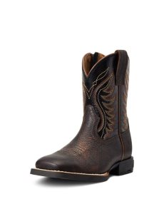 Dětské Westernové Boty Ariat Amos Červené Hnědé | QTJAB-8657