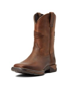 Dětské Westernové Boty Ariat Anthem Patriot Hnědé | AREMF-7136