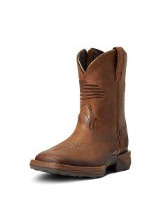 Dětské Westernové Boty Ariat Anthem Patriot Hnědé | PRLNB-9613