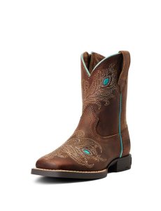 Dětské Westernové Boty Ariat Bright Eyes Ii Hnědé | BLGCV-9235