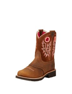 Dětské Westernové Boty Ariat Fatbaby Cowgirl Hnědé | CFJWY-5486