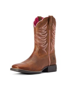 Dětské Westernové Boty Ariat Firecatcher Hnědé | GTSXB-6145