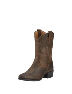 Dětské Westernové Boty Ariat Heritage Hnědé | FOIGN-0143