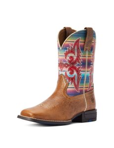 Dětské Westernové Boty Ariat Lonestar Hnědé | UHMGF-1798