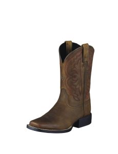 Dětské Westernové Boty Ariat Quickdraw Hnědé | STXYJ-5847